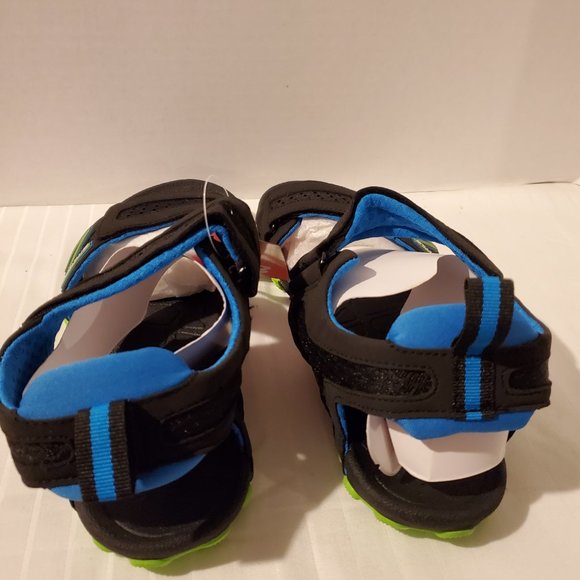 New Balance Minimus Vibram Sandal-Mens-Size 8-Black-Blue-Lightweigt-Beach-Travel - Picture 5 of 9